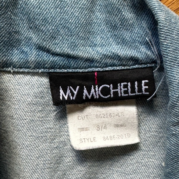 Vtg 90s Denim Dress Small - Picture 3 of 5